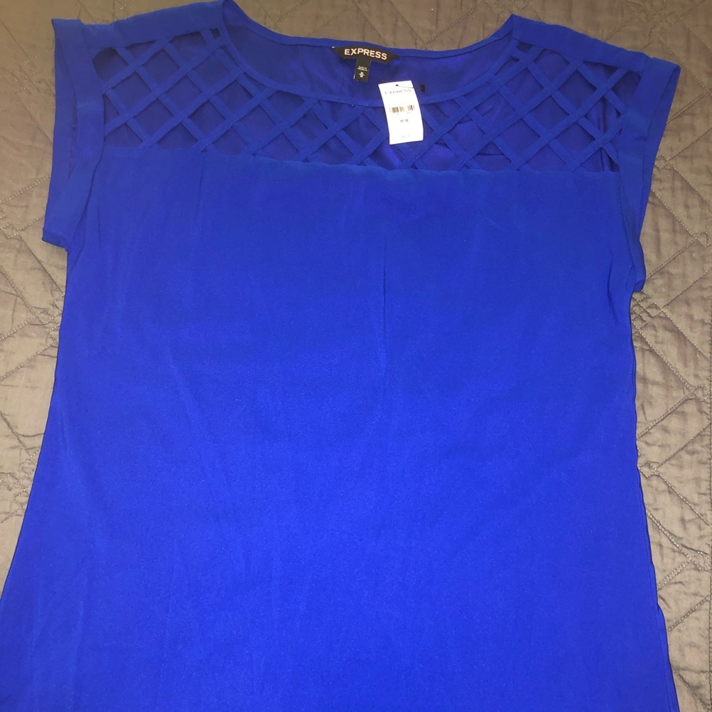 NWT Express royal blue top